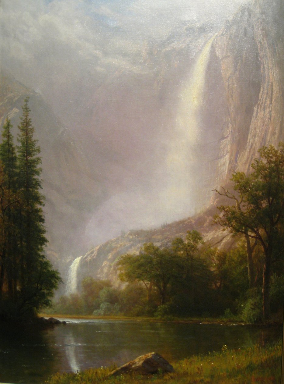 Yosemite-vandfaldene af Albert Bierstadt