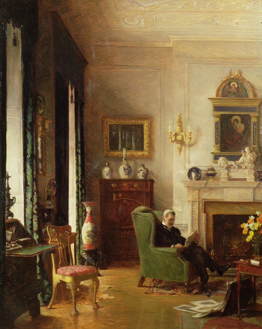 Den Grå Tegnestue af Albert Chevallier Tayler