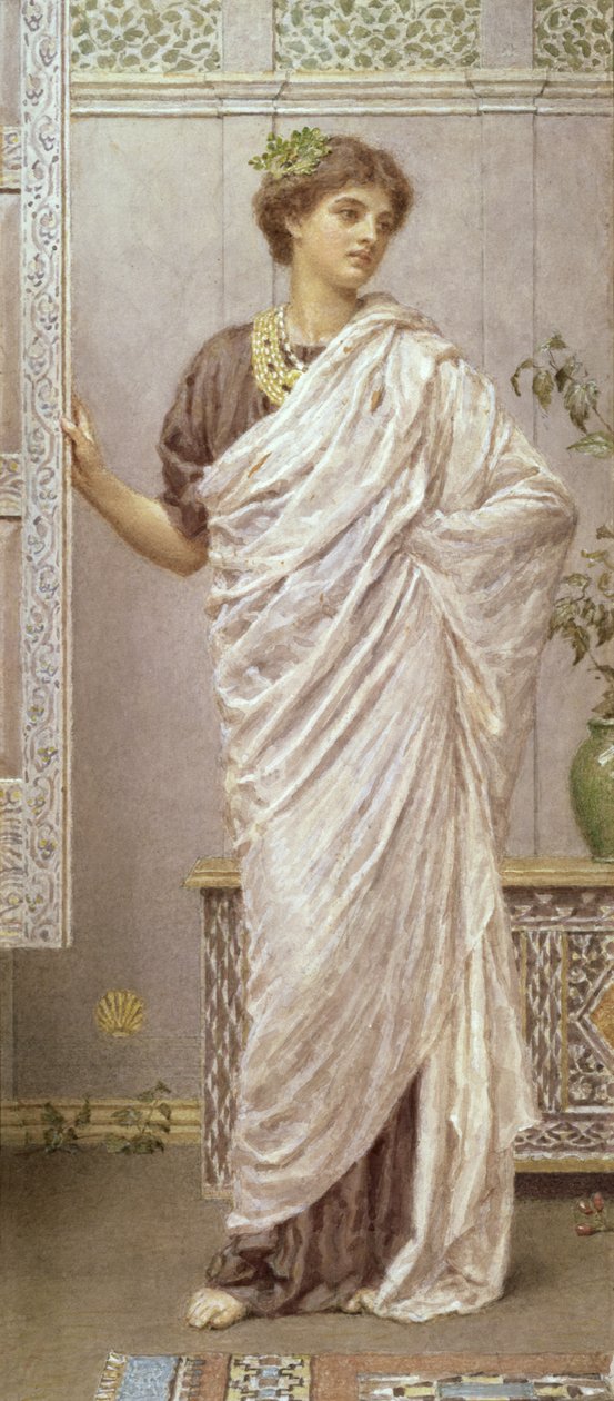 Dør til et klædeskab af Albert Joseph Moore