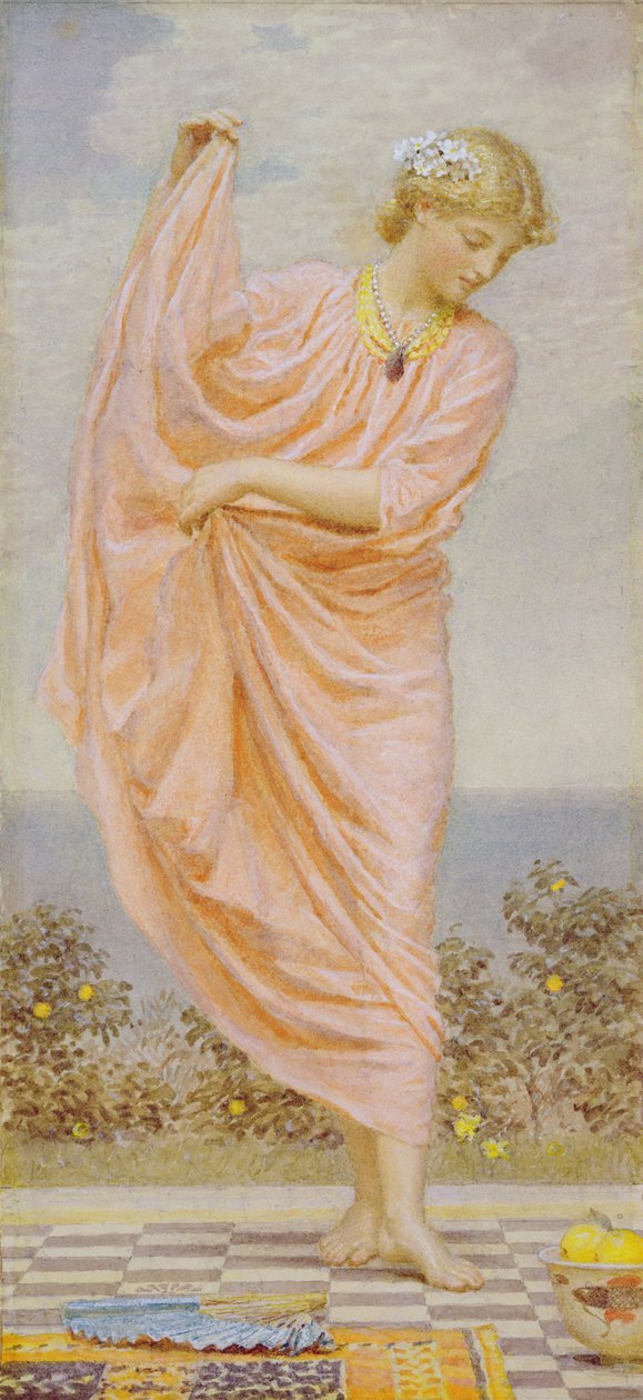 Appelsiner, 1885 (wc og gouache på papir) af Albert Joseph Moore
