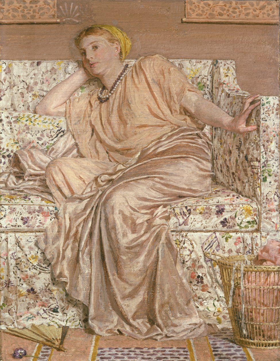 Stedmoderblomster, c.1875 af Albert Joseph Moore