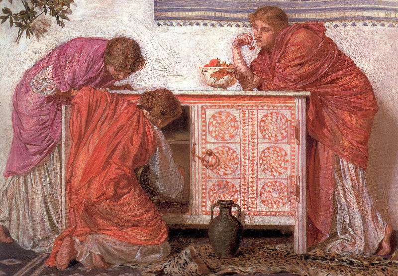 Granatæbler af Albert Joseph Moore