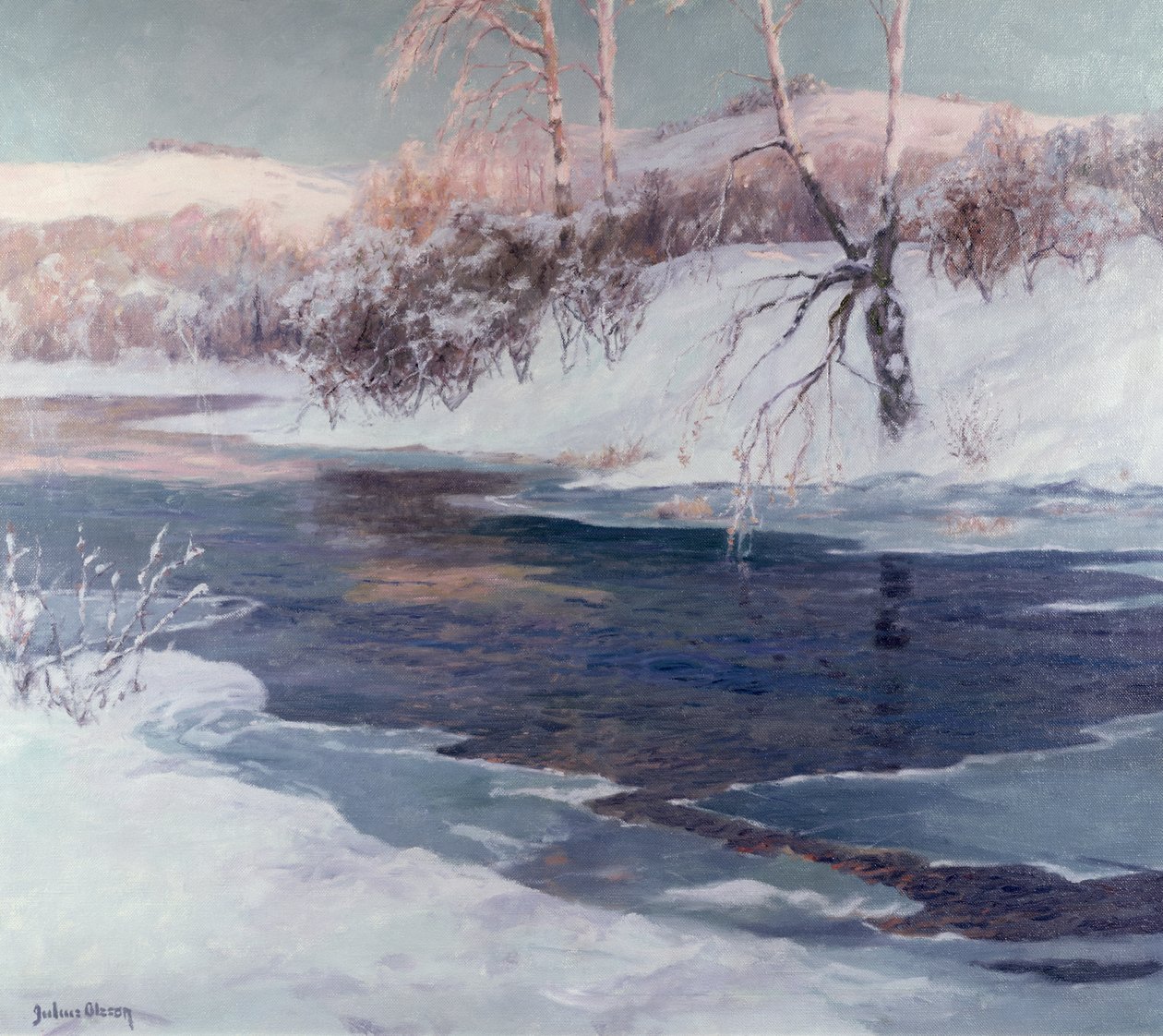 Snescene af Albert Julius Olsson