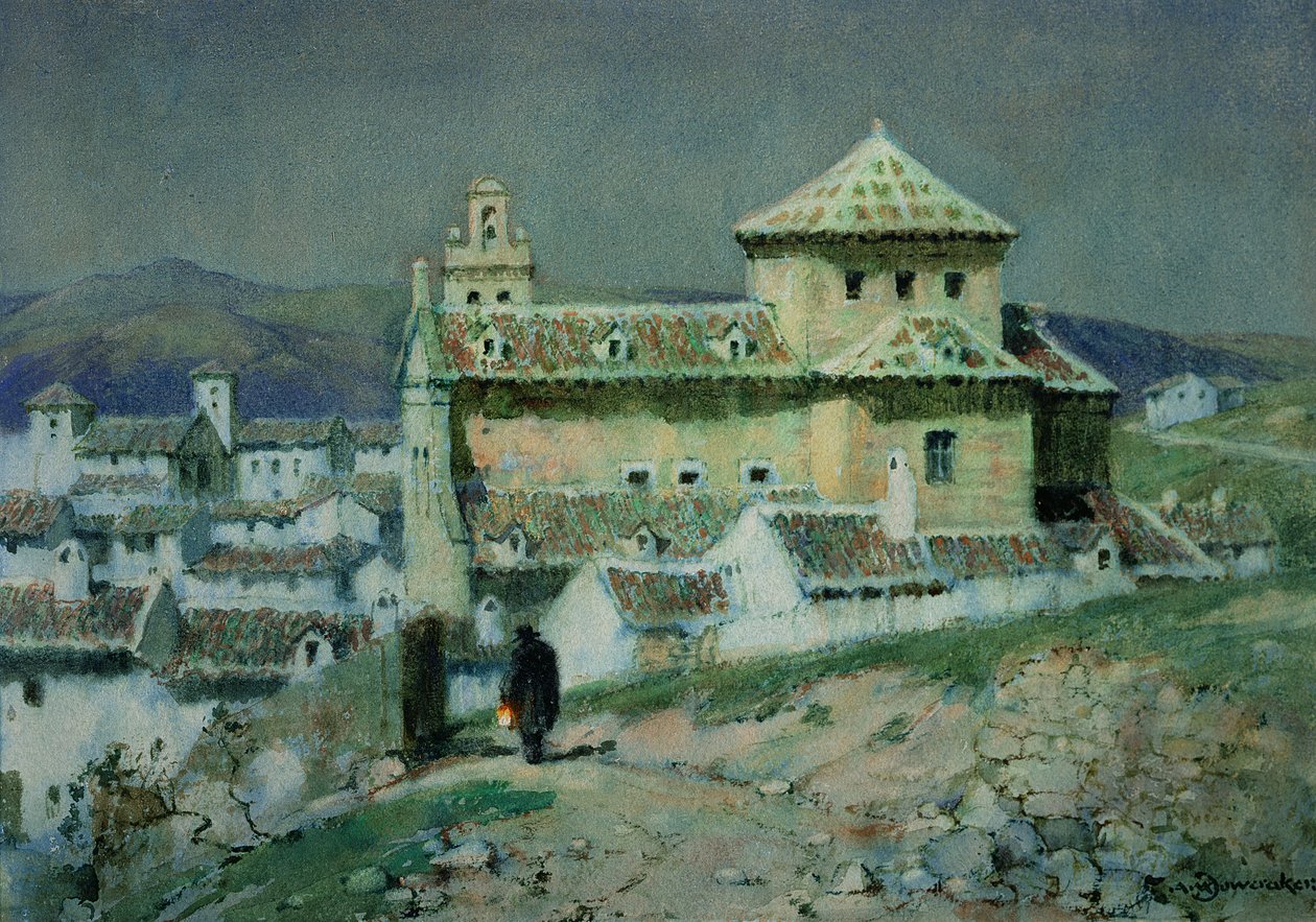 Inkarnationsklosteret, Antequera, Spanien af Albert Moulton Foweraker
