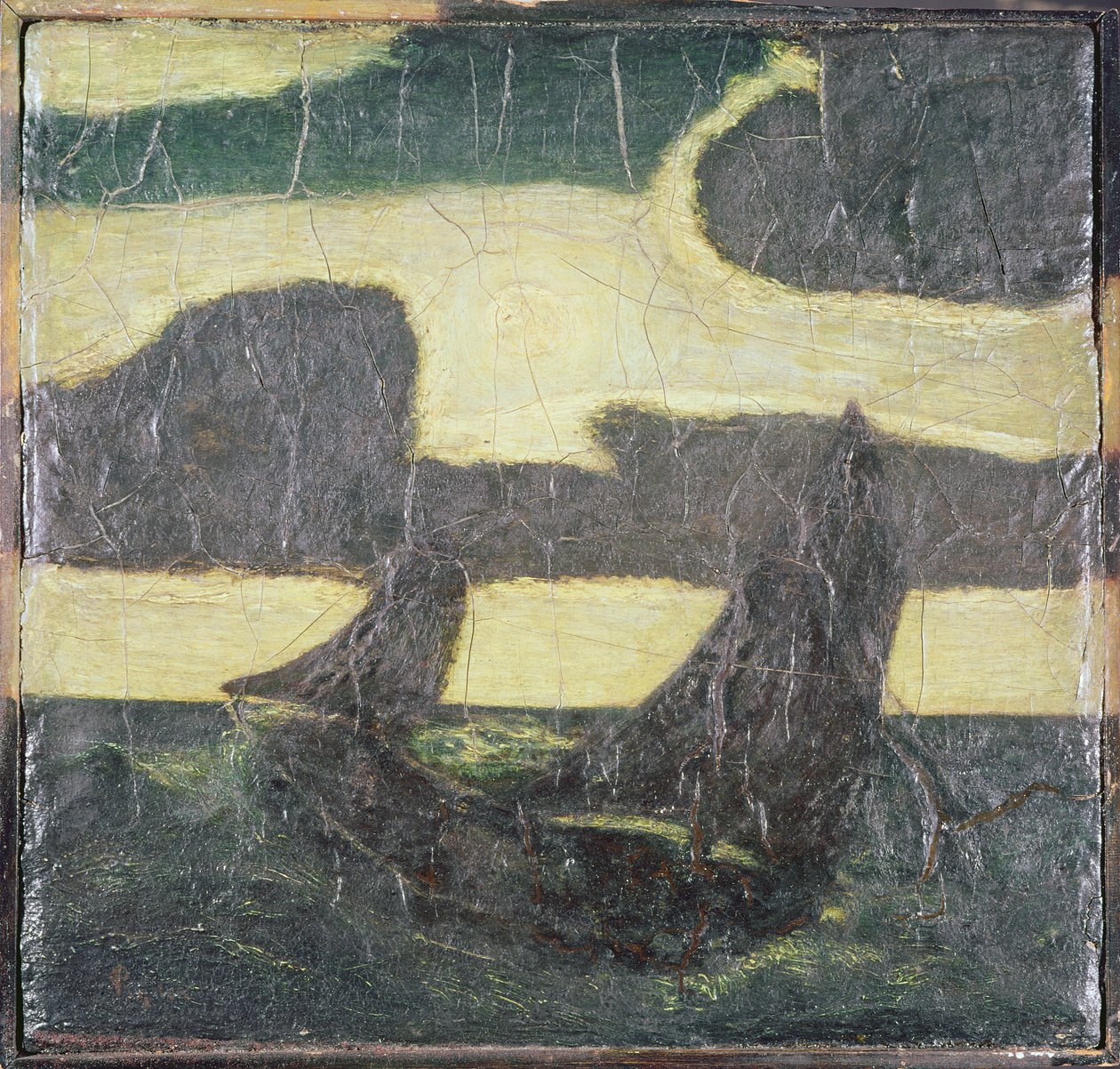 Sejlbåde af Albert Pinkham Ryder