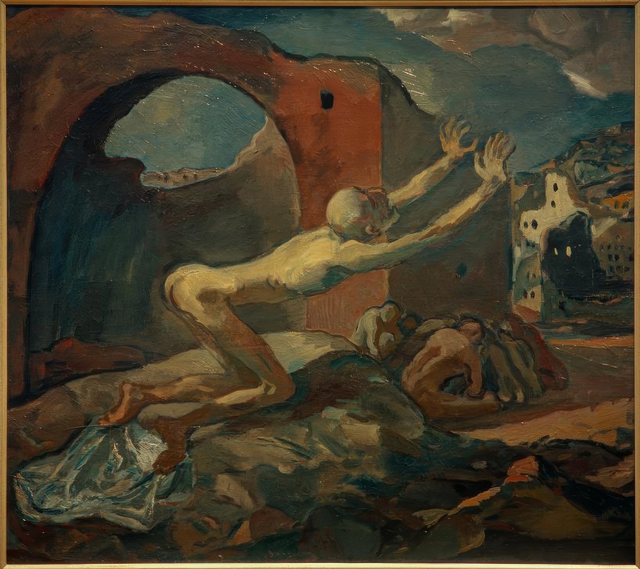 Grædende Jeremias i ruinerne af Albert Weisgerber