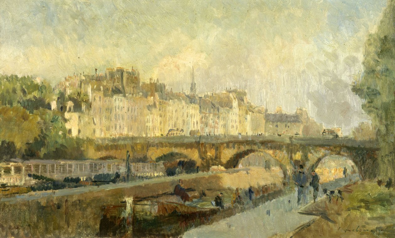 Pont Neuf af Albert Charles Lebourg