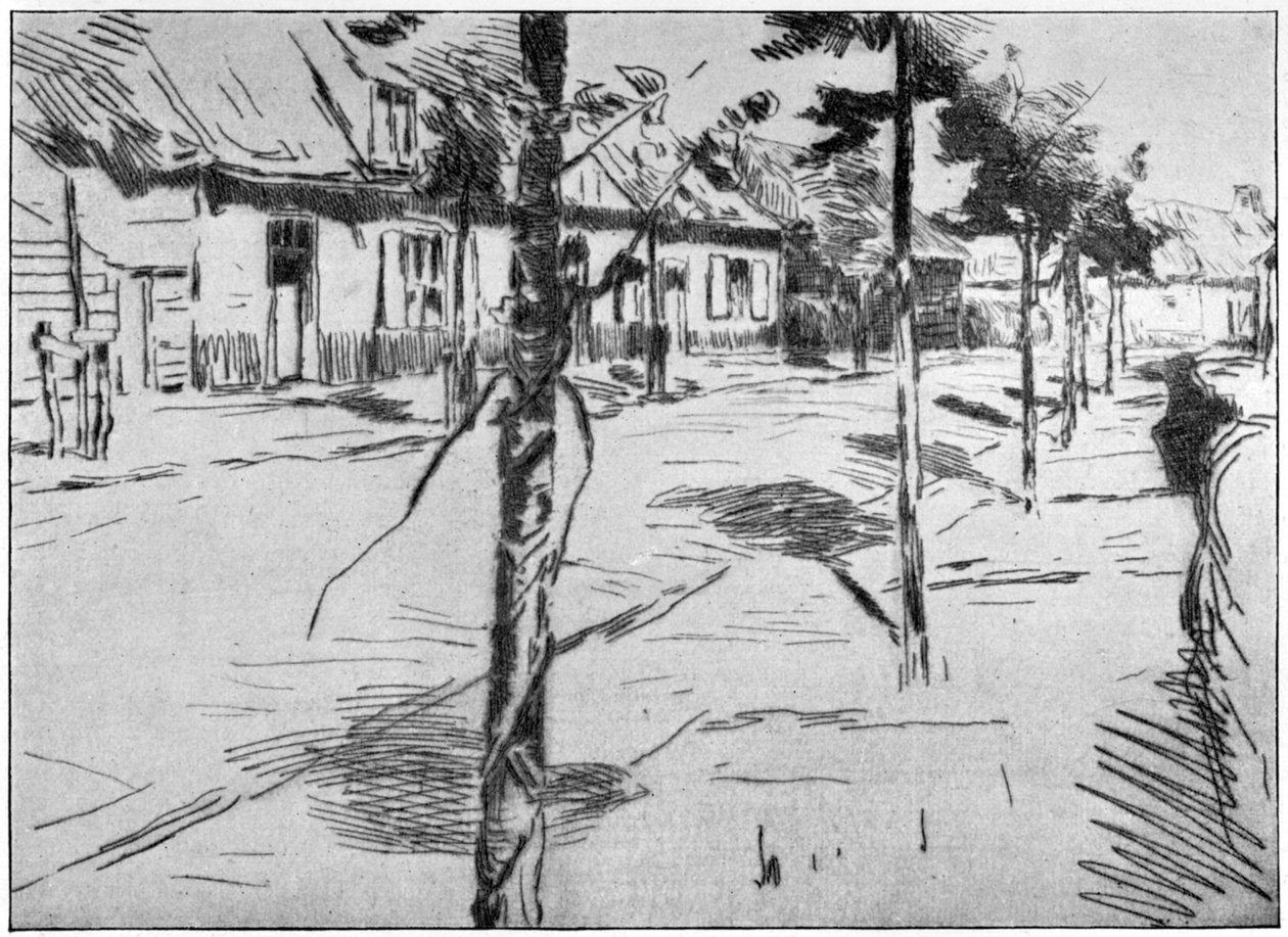 Sjællandsvejen, 1898. af Albert Baertsoen