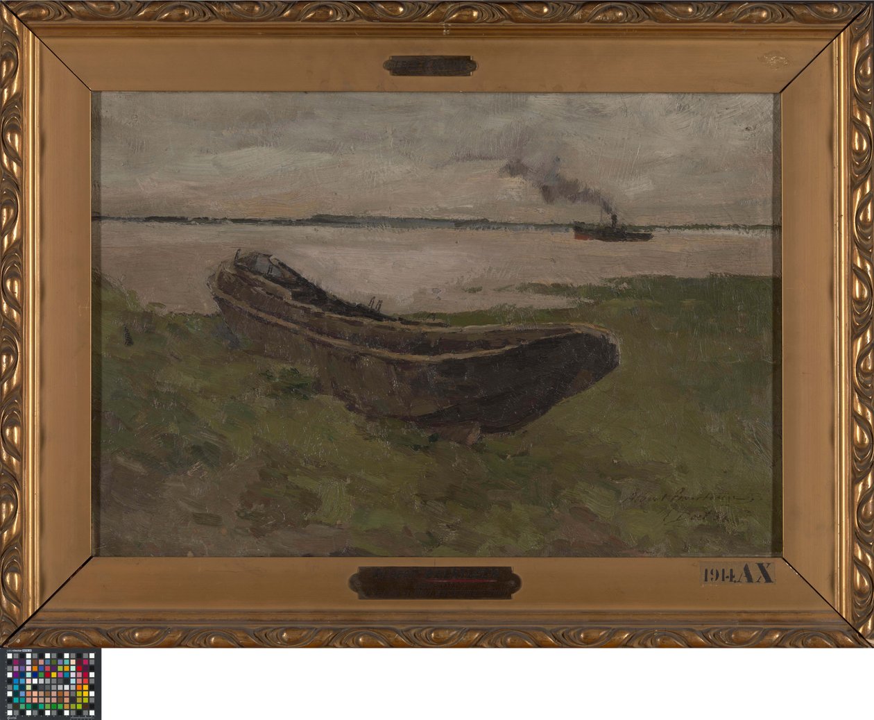 Floden Schelde ved Doel af Albert Baertsoen