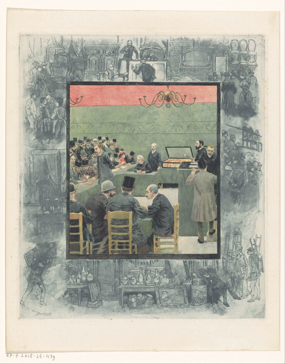 Bogauktion af Albert Bertrand