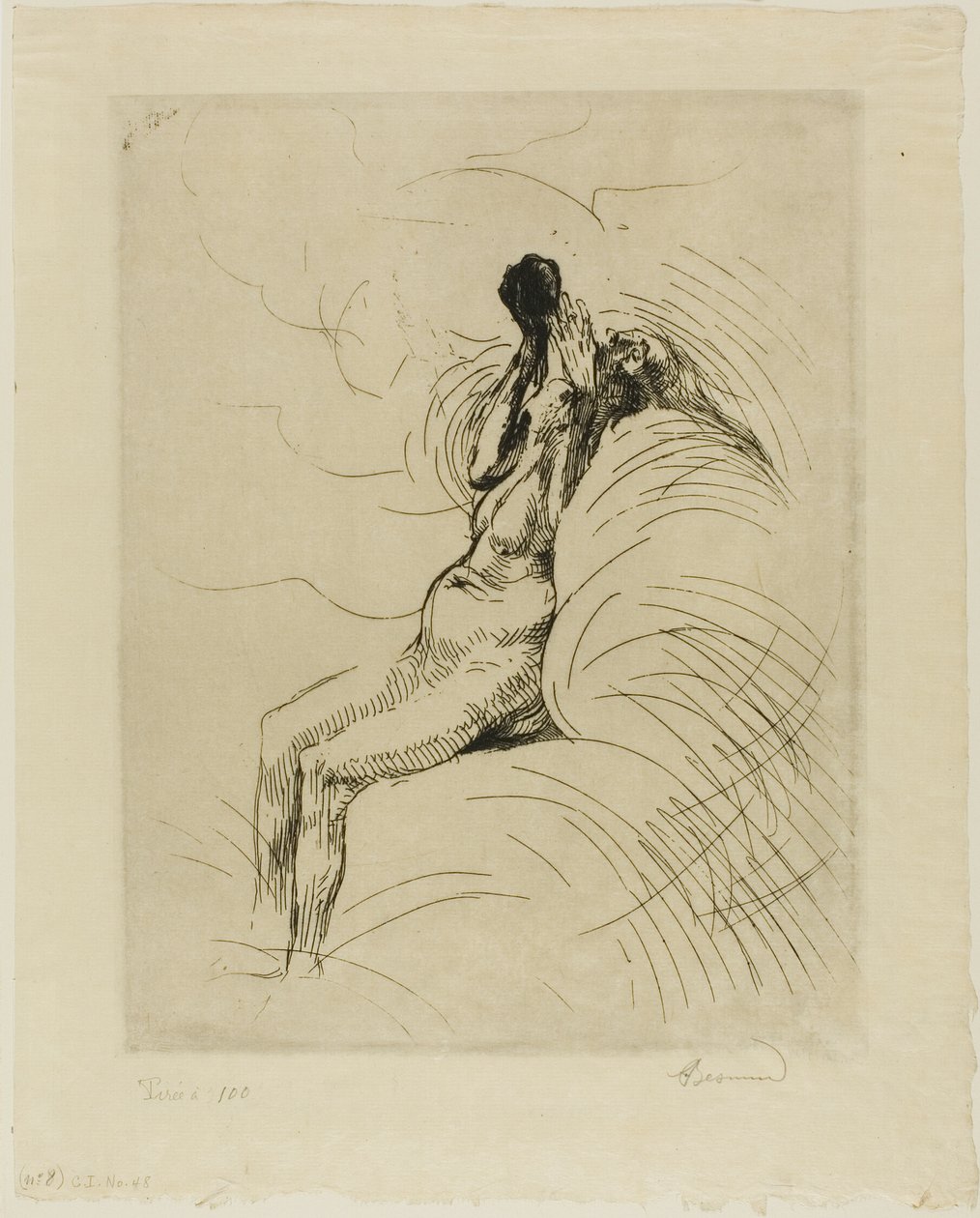 Apotheosis, plade tolv fra Woman af Albert Besnard