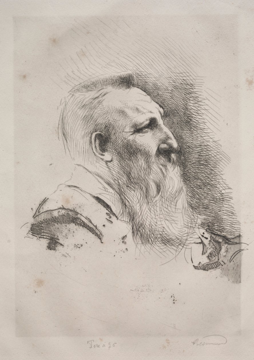 Auguste Rodin, 1900. af Paul Albert Besnard