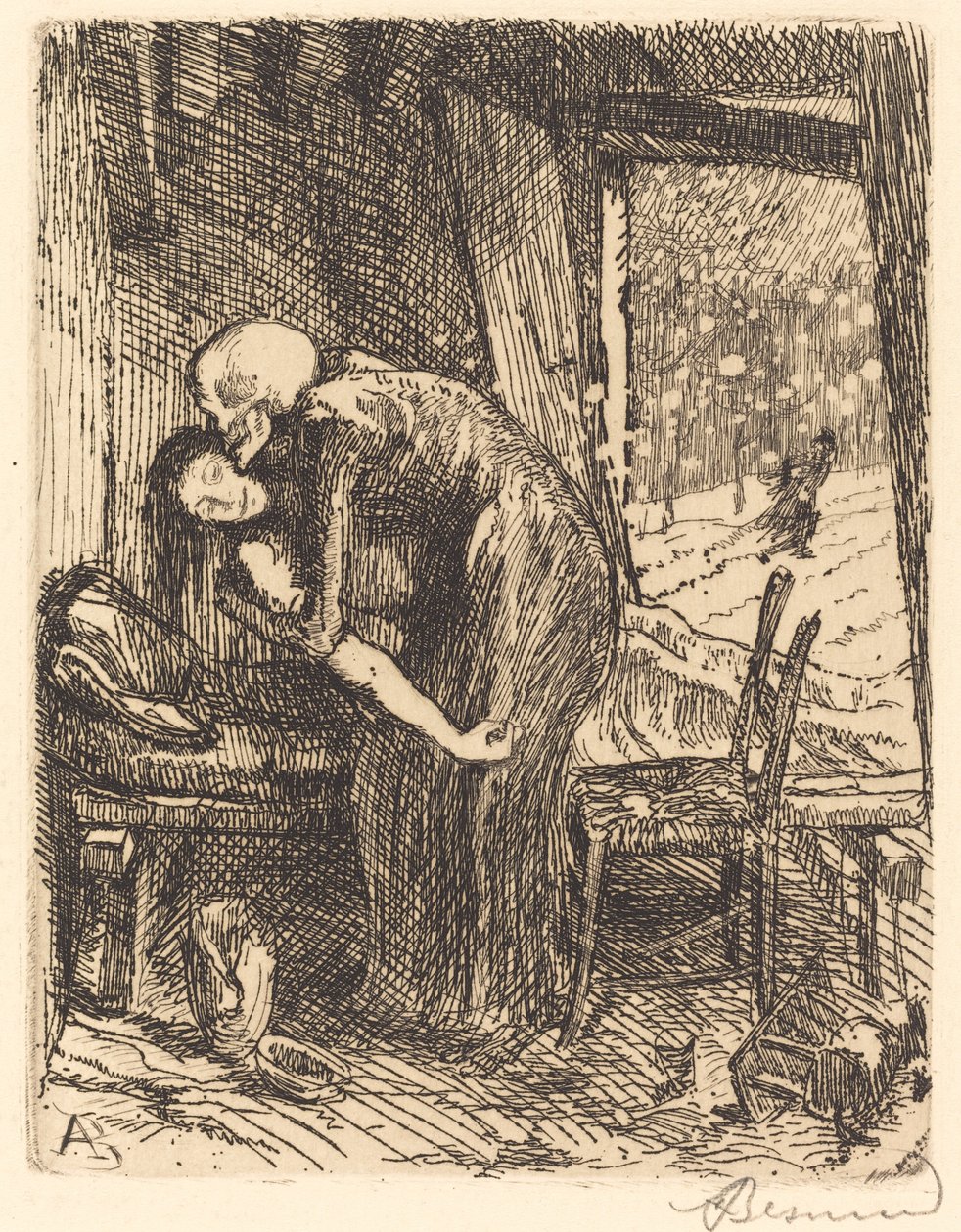 Velgørende af Albert Besnard