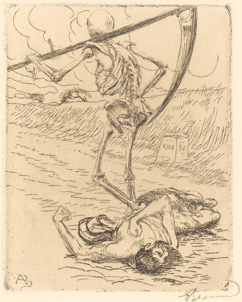 Ligegyldig (Indifferent) af Albert Besnard