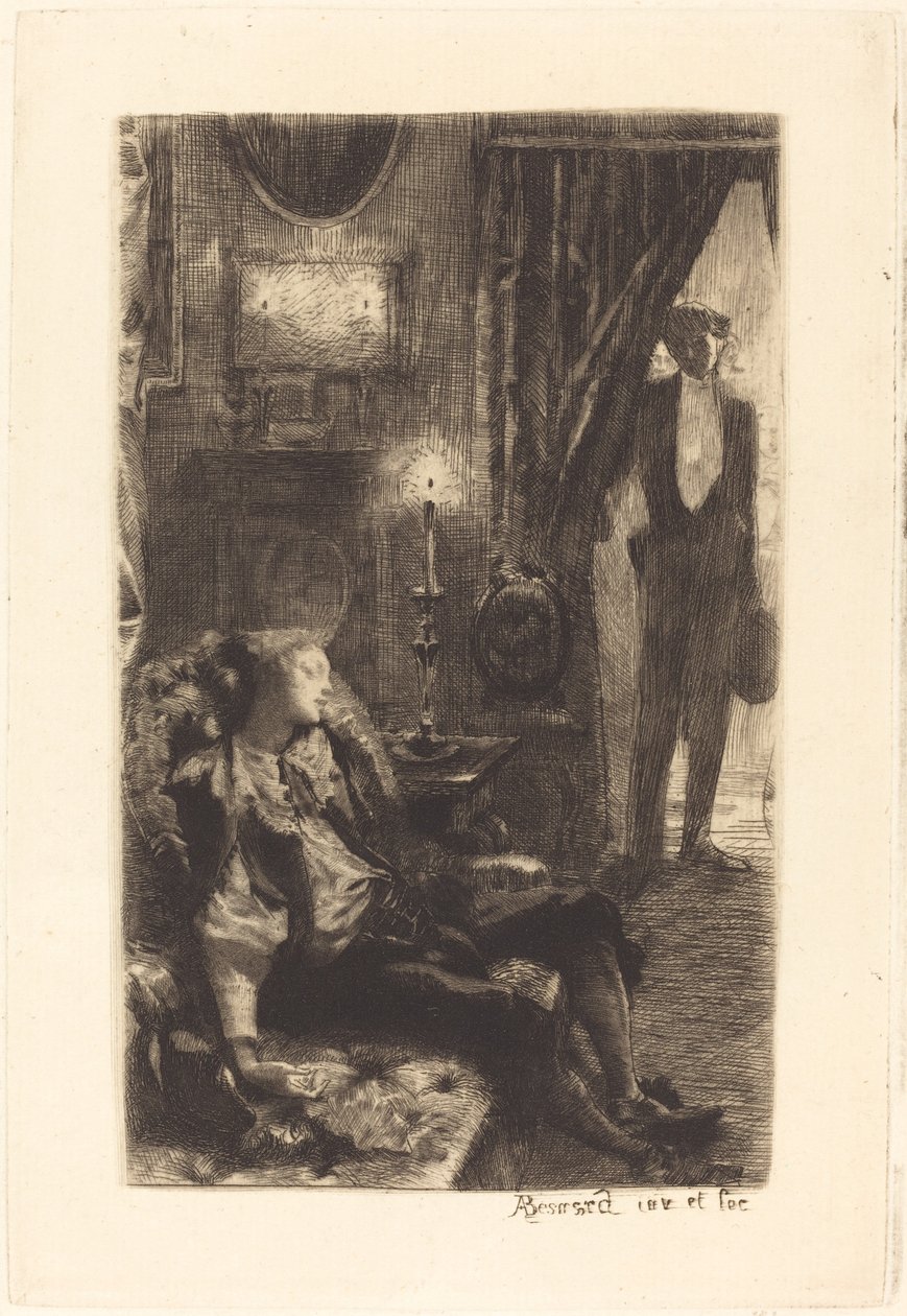 Iza sover af Albert Besnard