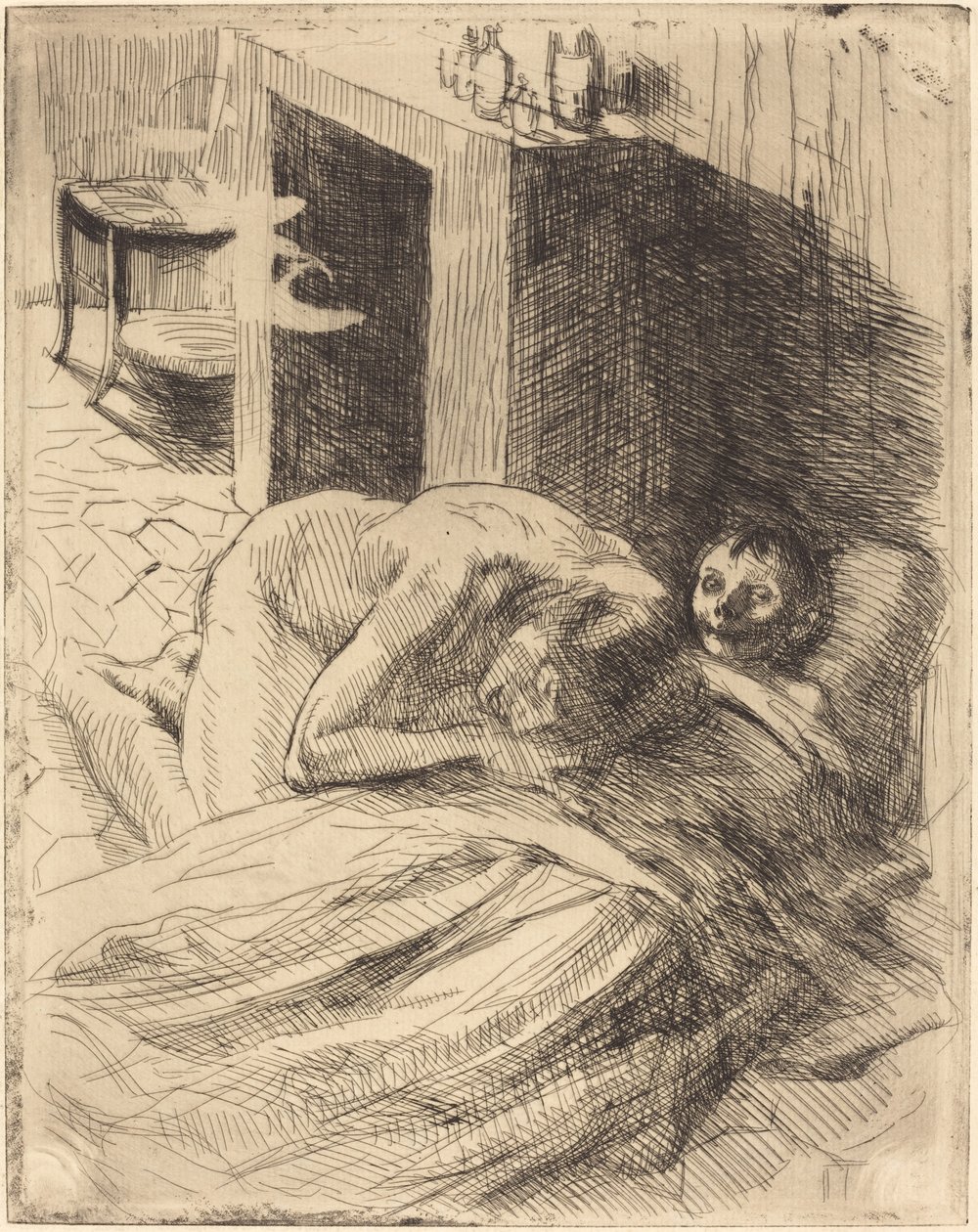 Elendighed (The Misery) af Albert Besnard