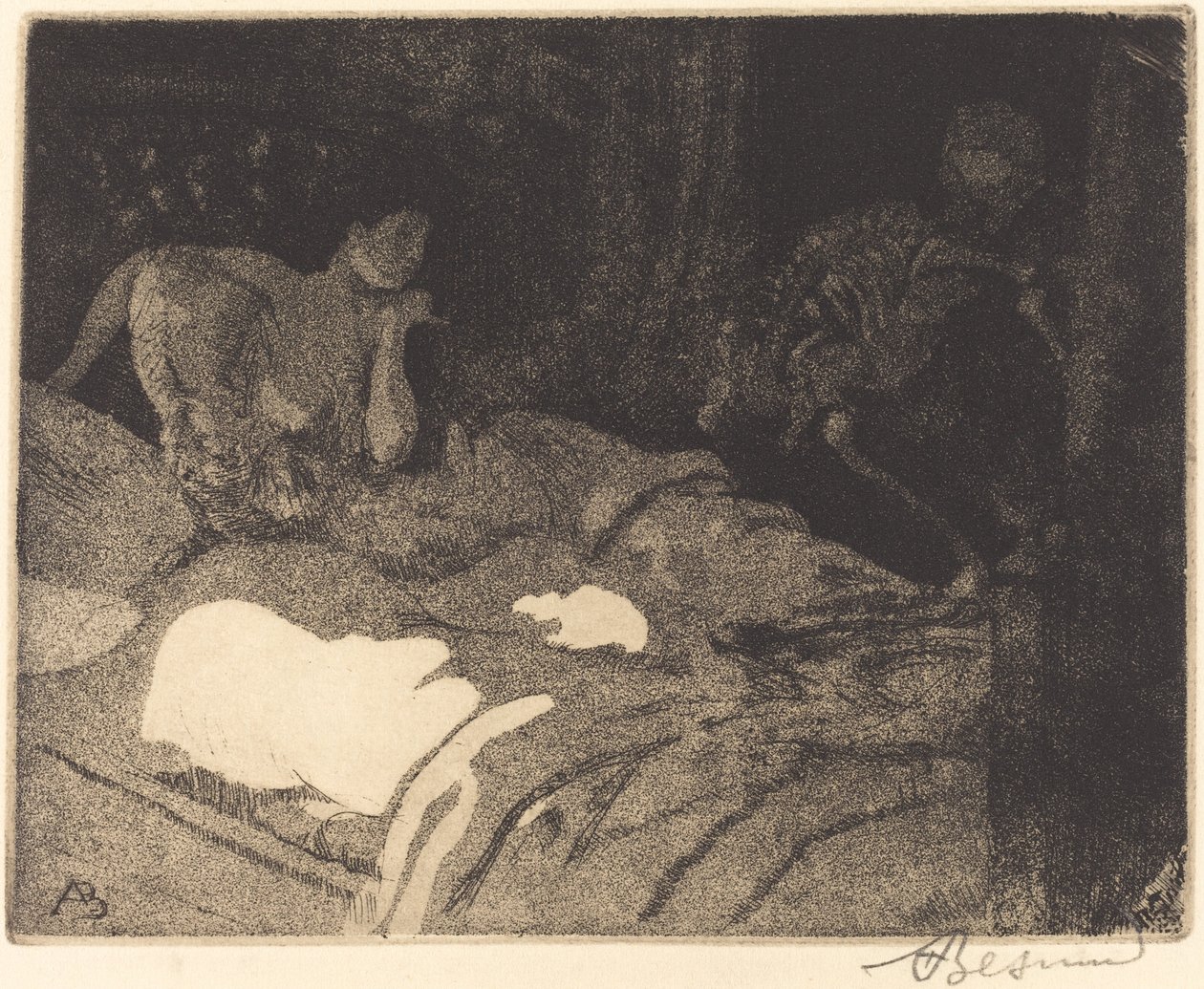 The Enigma (The Enigma) af Albert Besnard
