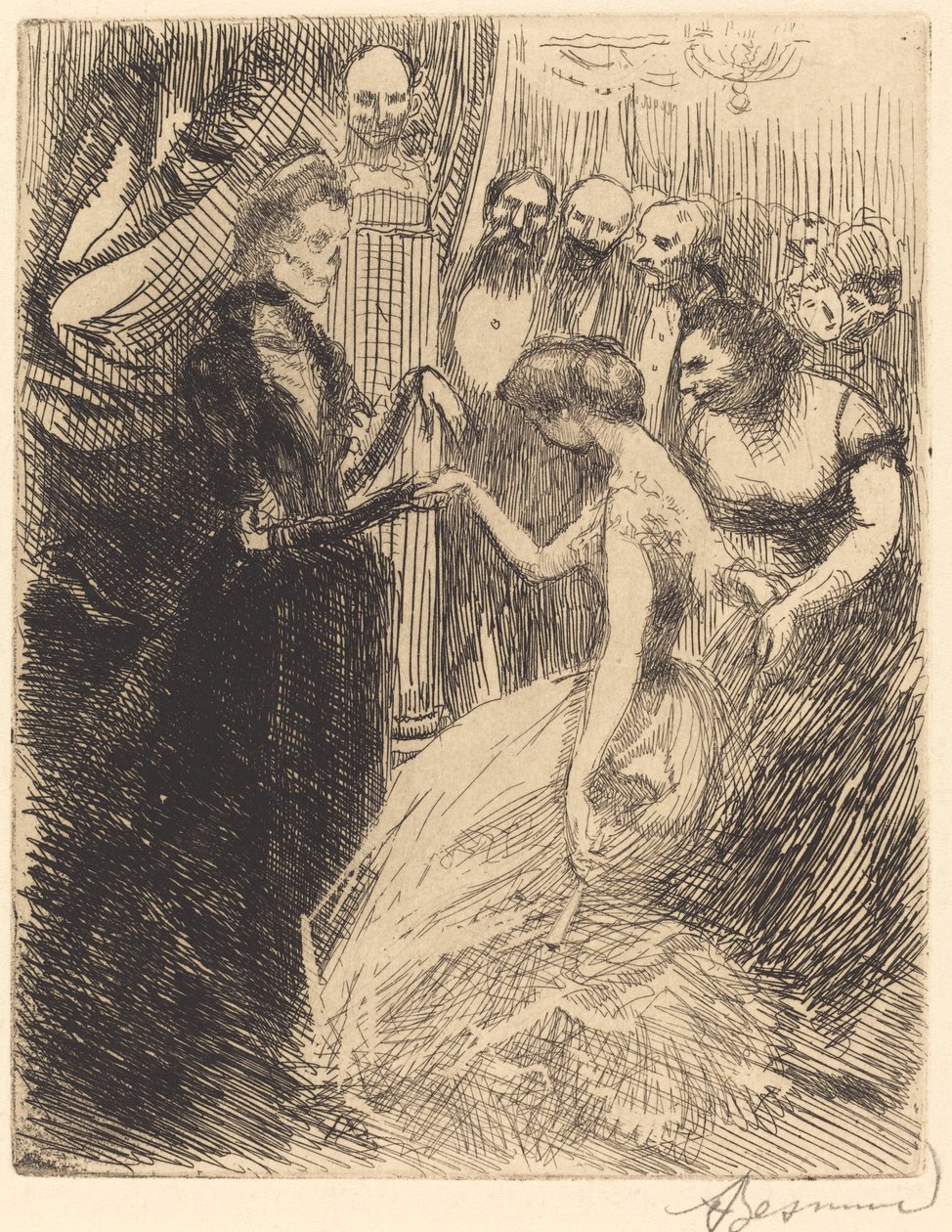 Præsentationen af Albert Besnard