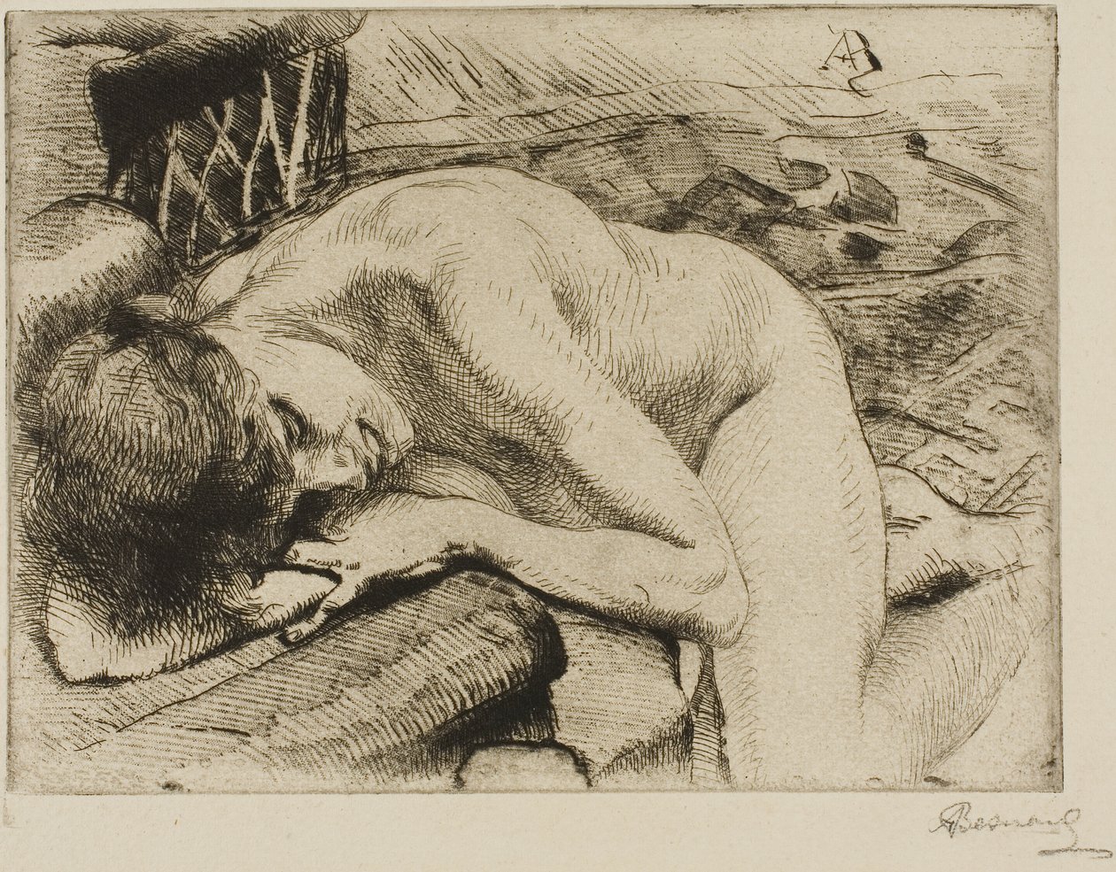 Den sovende model af Albert Besnard