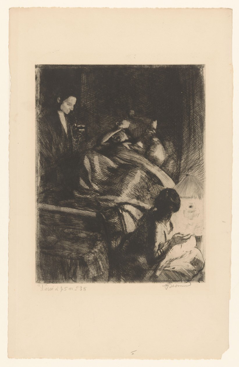Kvinde i barsel af Albert Besnard