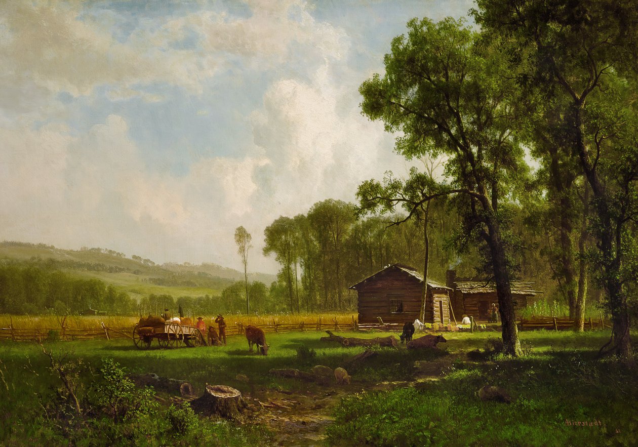 Tidlige bosættere af Albert Bierstadt