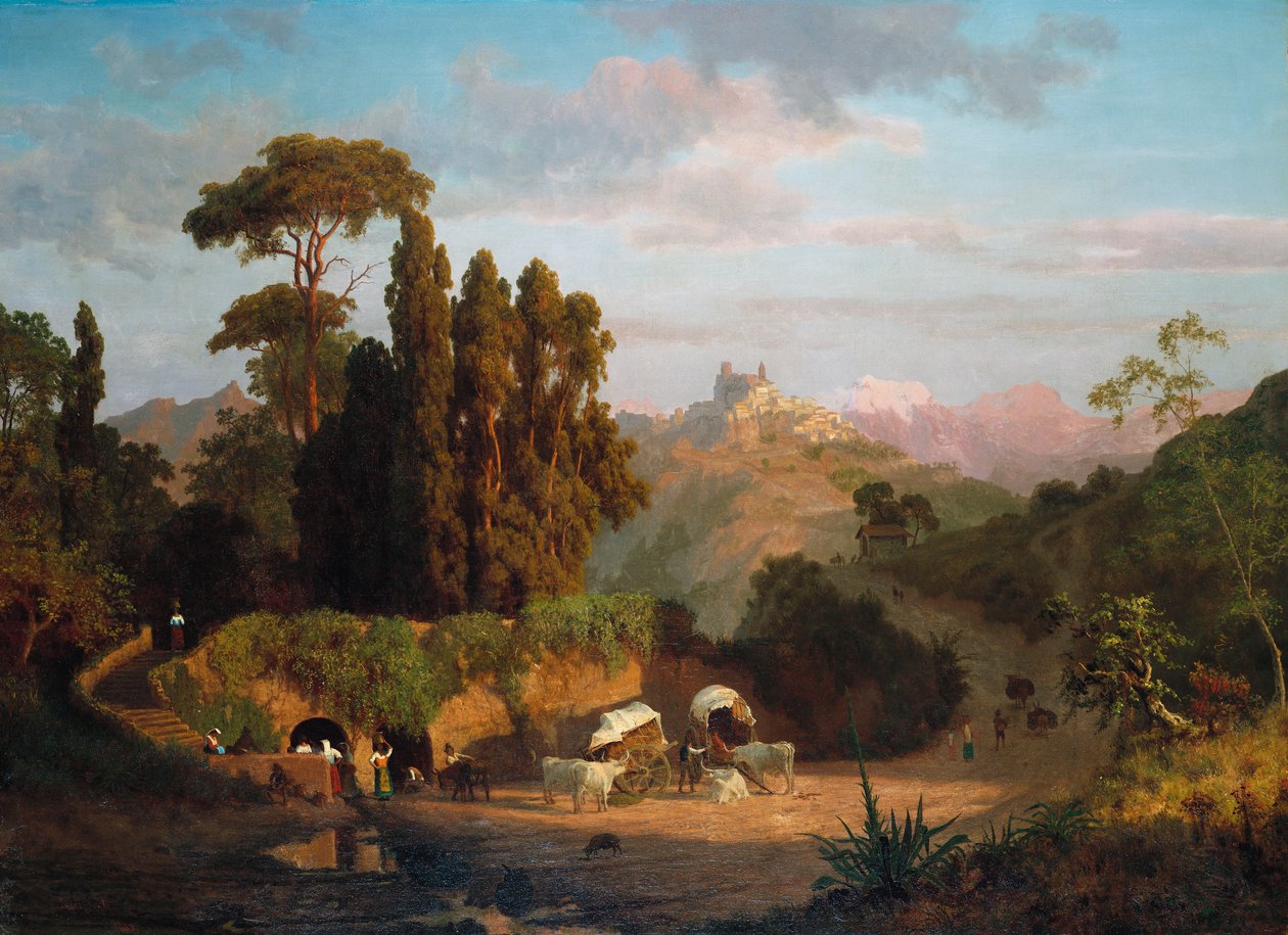 Italienske bjerge, 1859 af Albert Bierstadt
