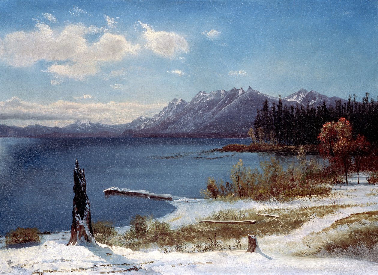 Tahoe-søen af Albert Bierstadt