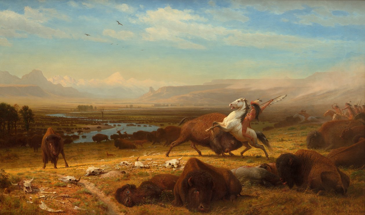Bøffelens sidste af Albert Bierstadt