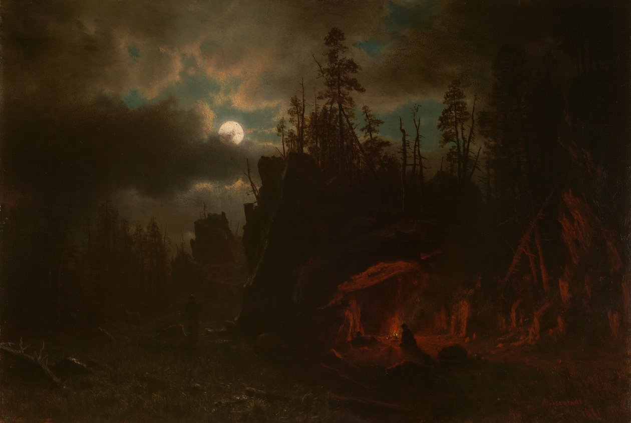Fangstmændene af Albert Bierstadt
