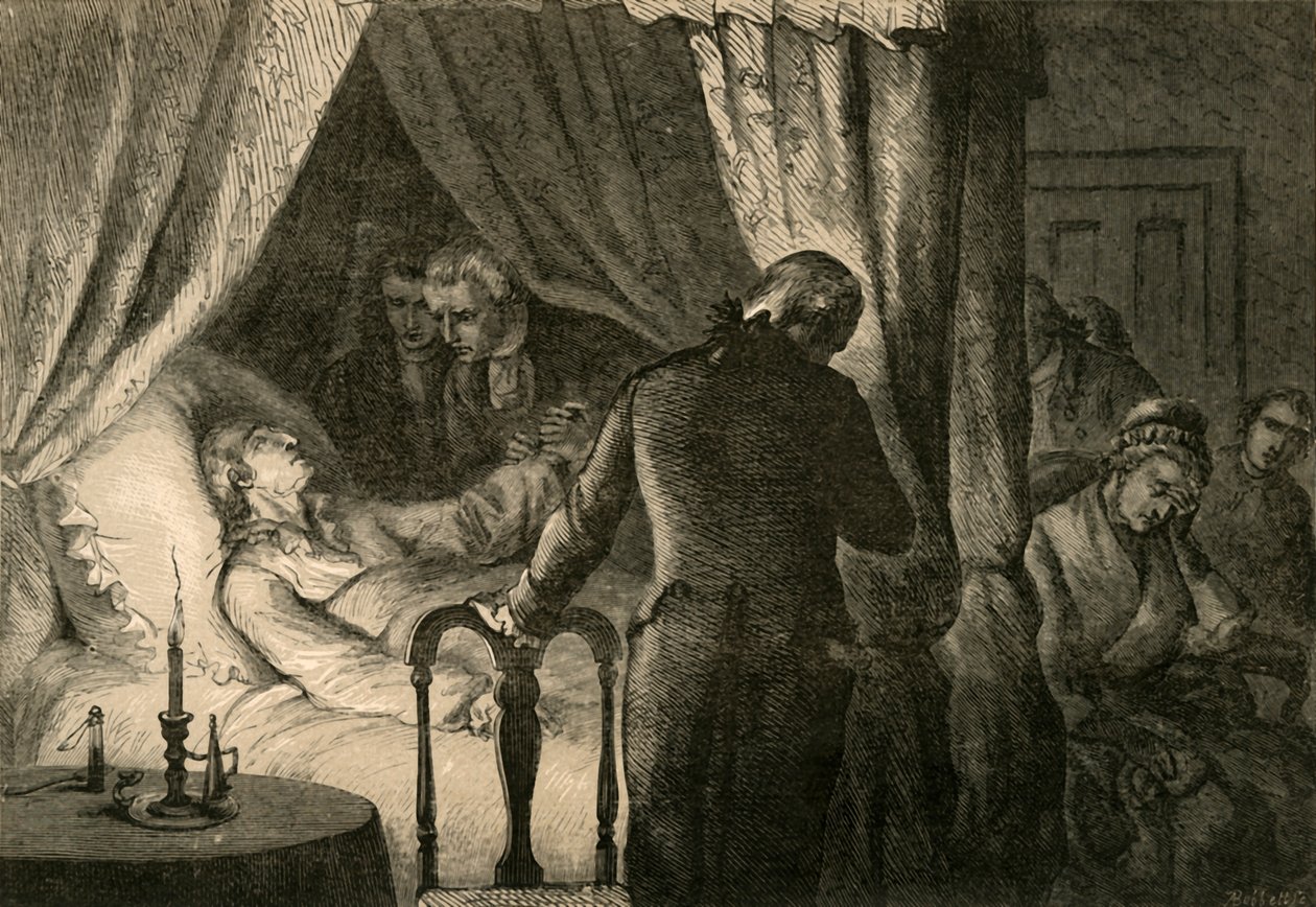 Washingtons død, 1877. af Albert Bobbett