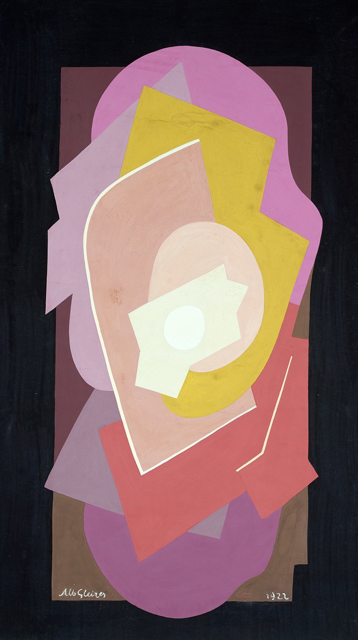 Kubistisk komposition af Albert Gleizes