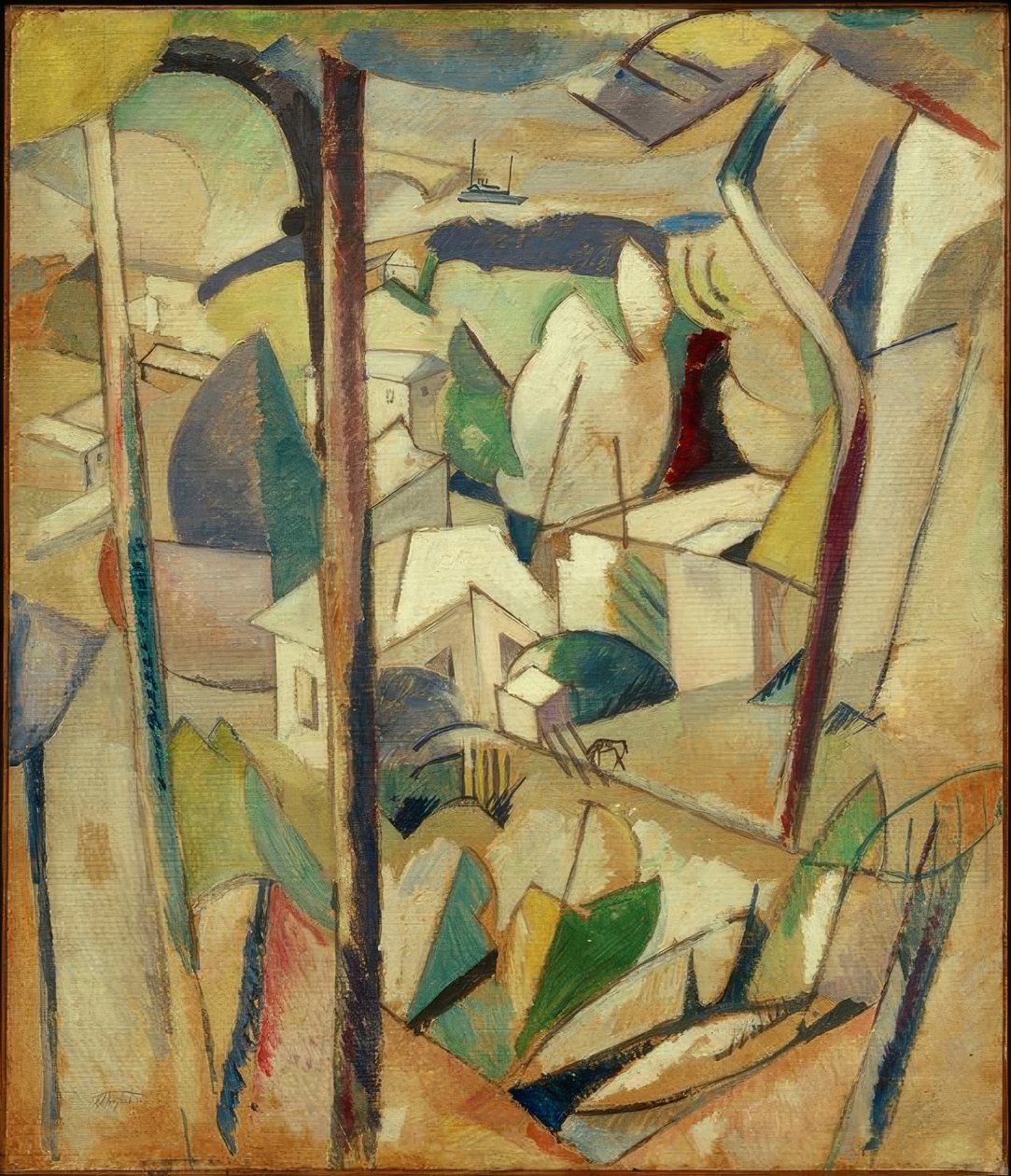Landskab på Bermuda af Albert Gleizes