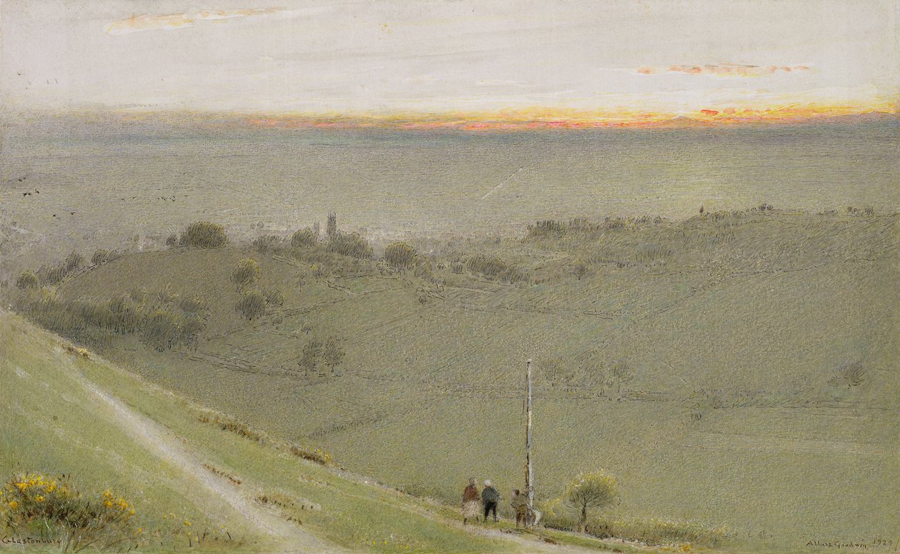 Glastonbury, 1924-25 af Albert Goodwin