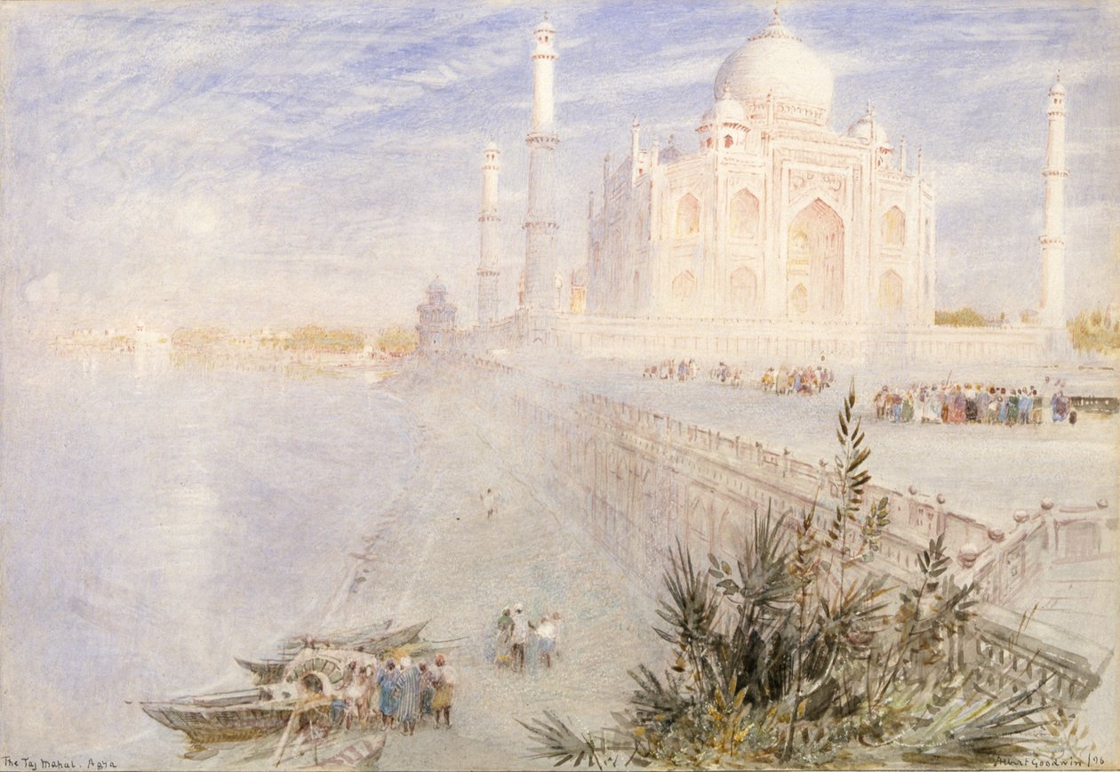 Taj Mahal af Albert Goodwin
