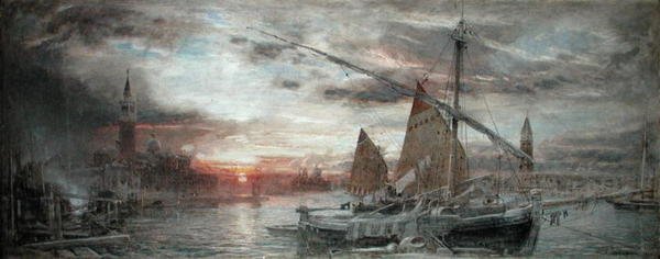 Venezia af Albert Goodwin