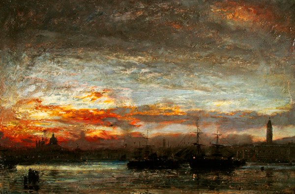 Venedig af Albert Goodwin