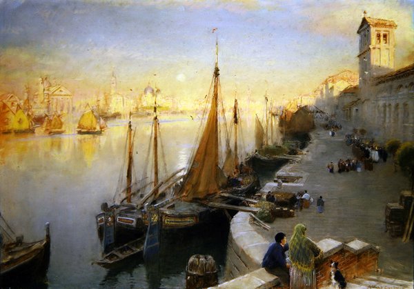 Venedig af Albert Goodwin