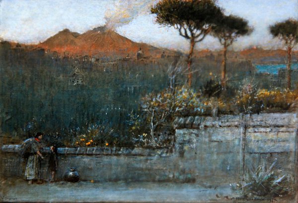 Vesuv af Albert Goodwin