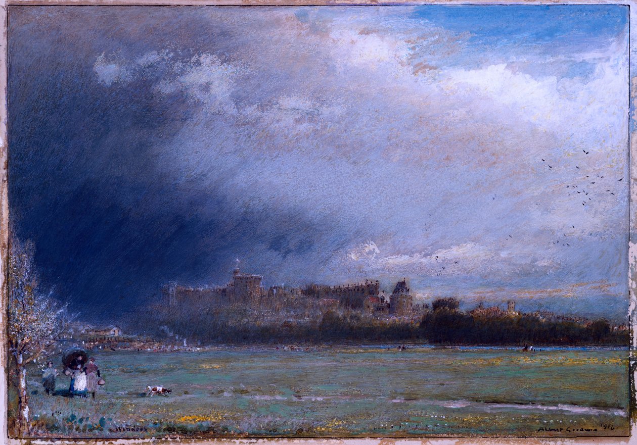 Windsor, 1916 af Albert Goodwin