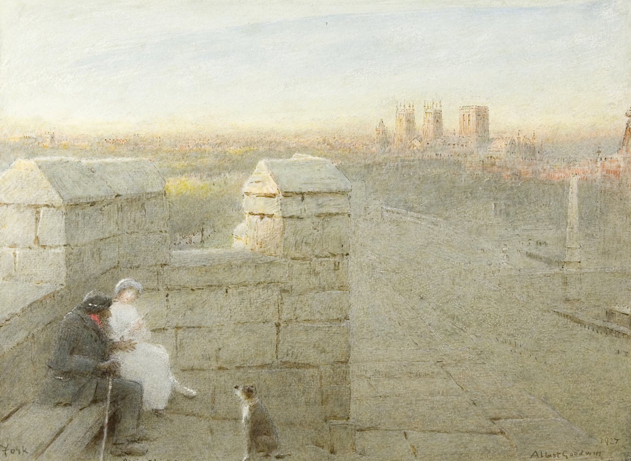 York, oldtidshistorie af Albert Goodwin