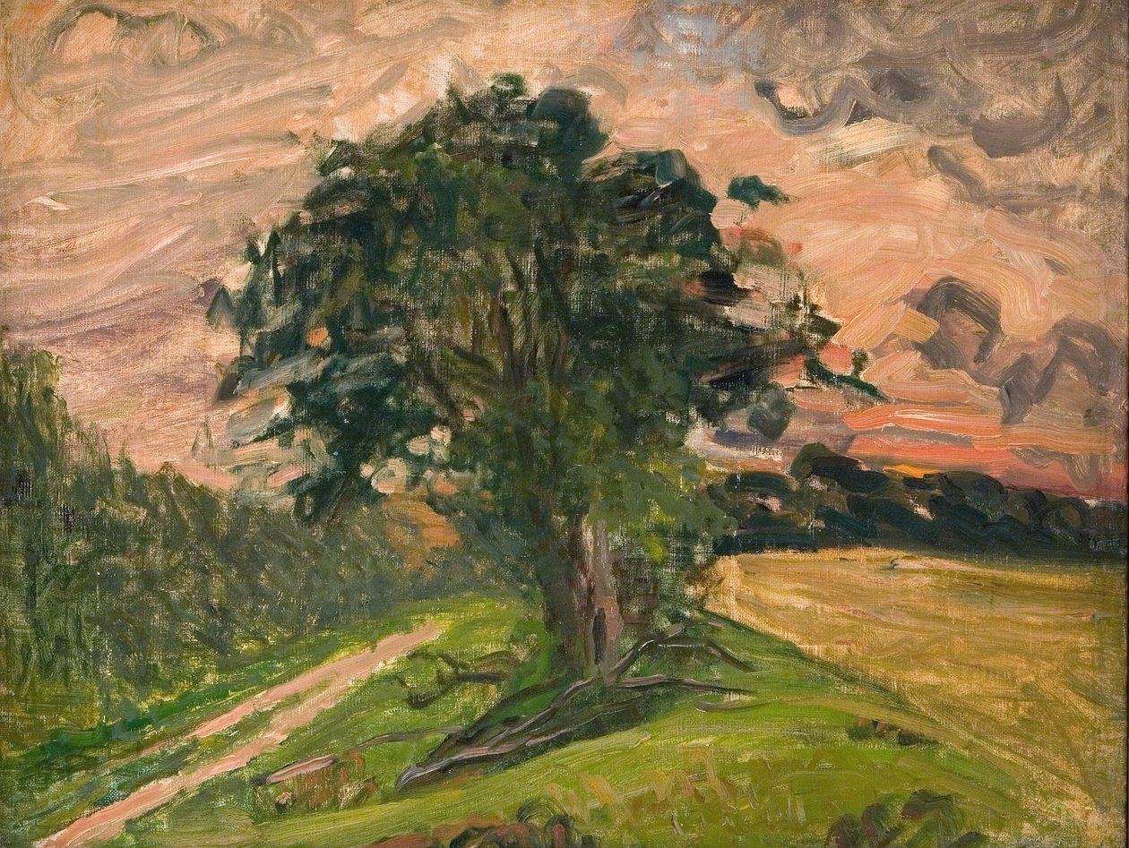 Aftenlandskab. Tisvilde af Albert Gottschalk
