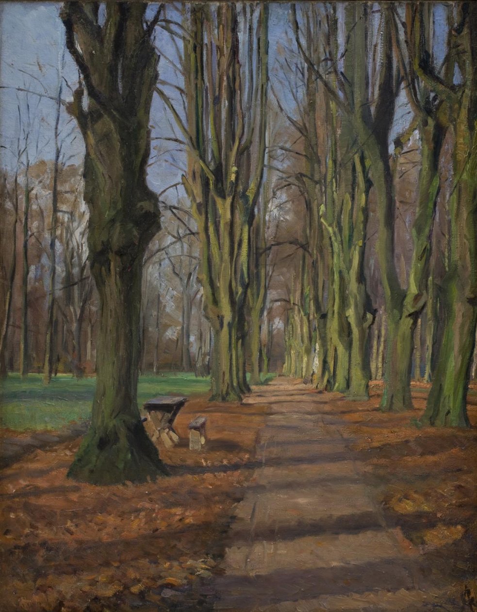An Avenue in Søndermarken. Frederiksberg af Albert Gottschalk