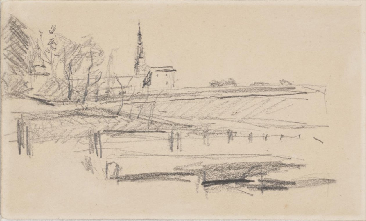 Kronborg set fra vest af Albert Gottschalk
