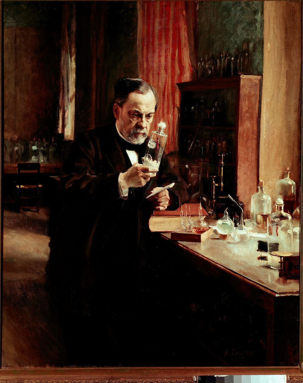 Portræt af Louis Pasteur af Albert Gustaf Aristides Edelfelt