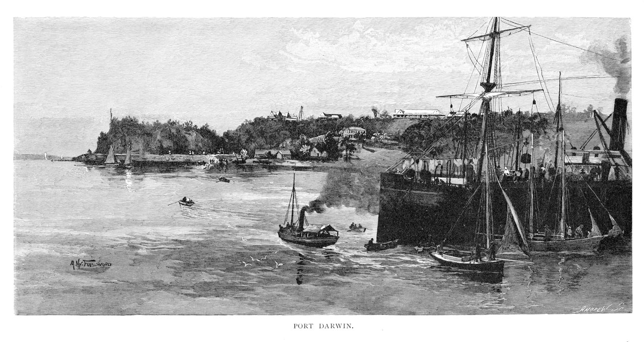 Port Darwin, 1886. af Albert Henry Fullwood
