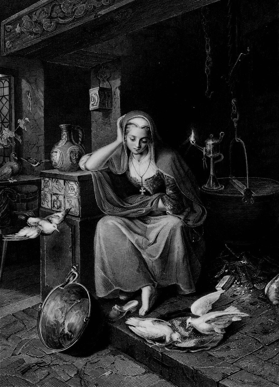 Askepot, c1850. af Albert Henry Payne