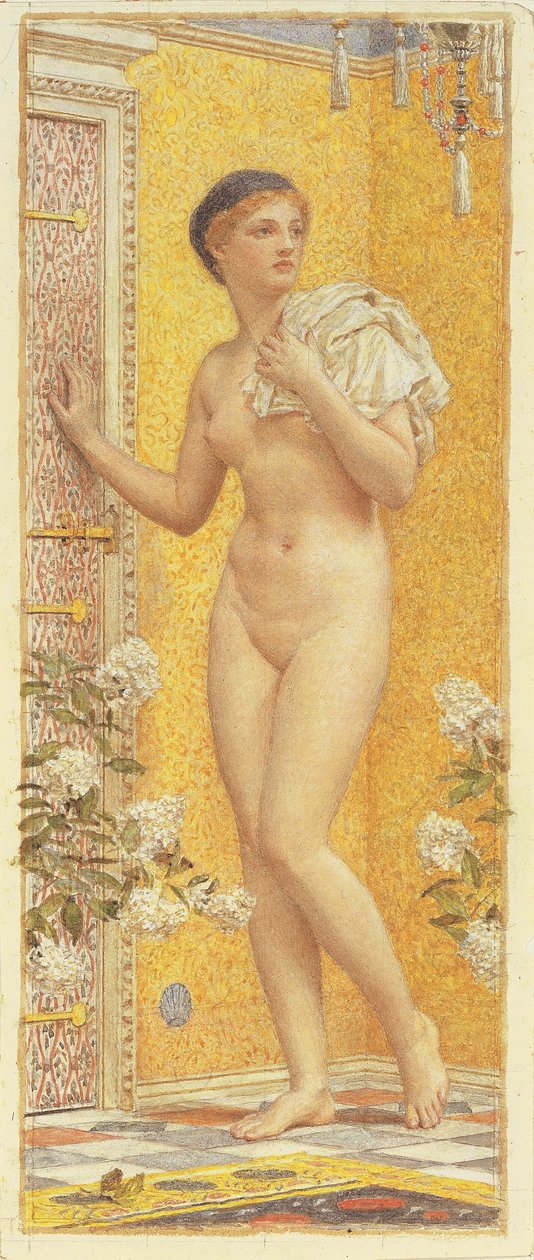 Et gult værelse af Albert Joseph Moore