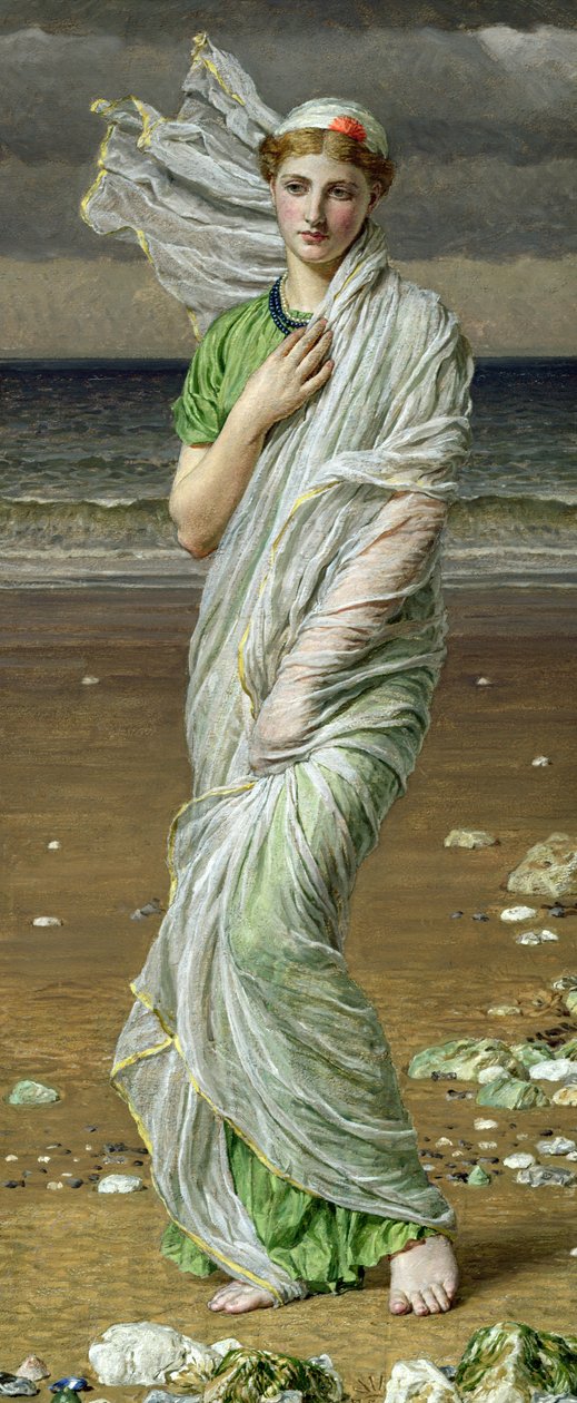 Muslingeskaller (olie på lærred) af Albert Joseph Moore