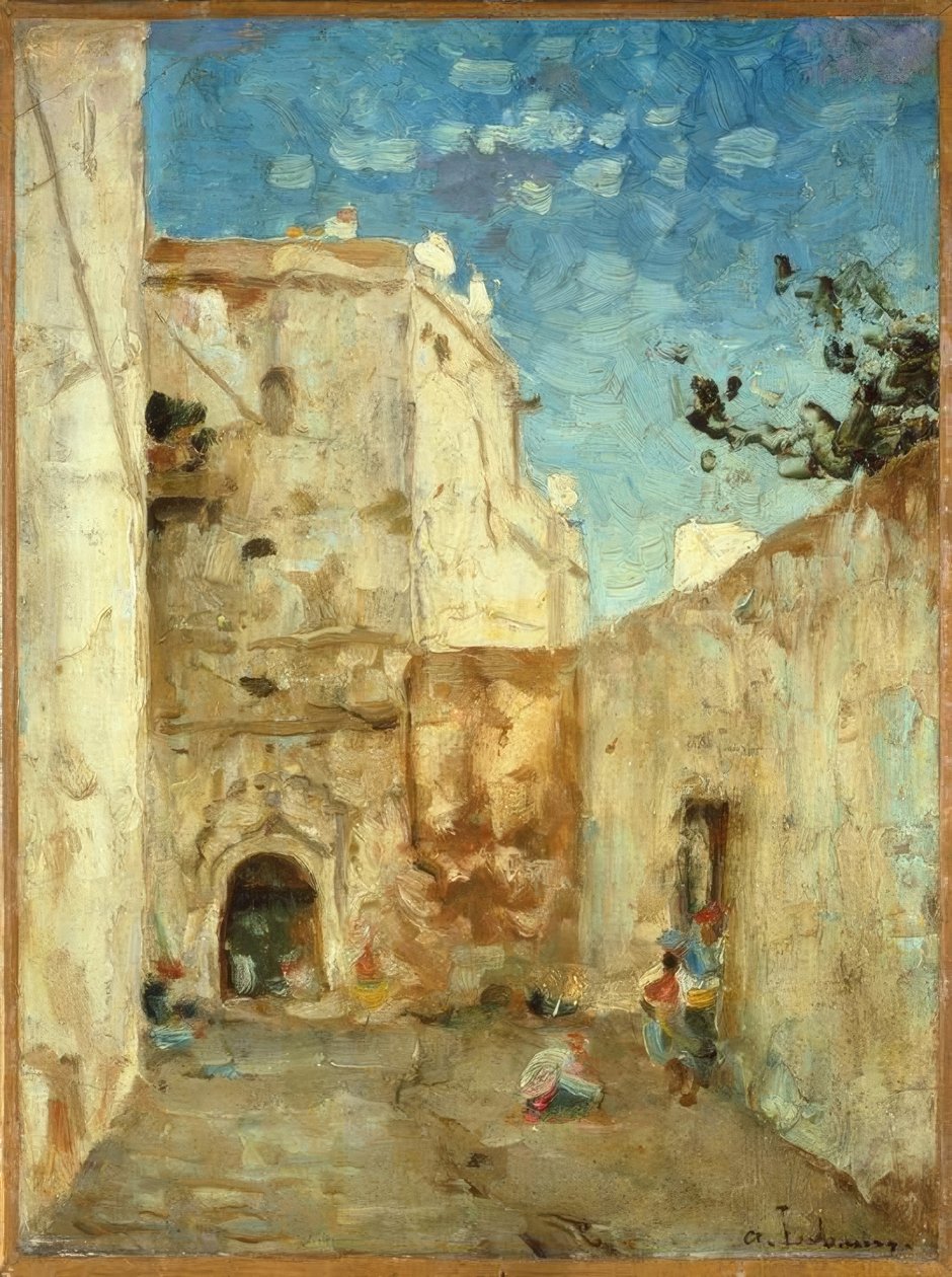 Arabiske huse, Algier af Albert Lebourg