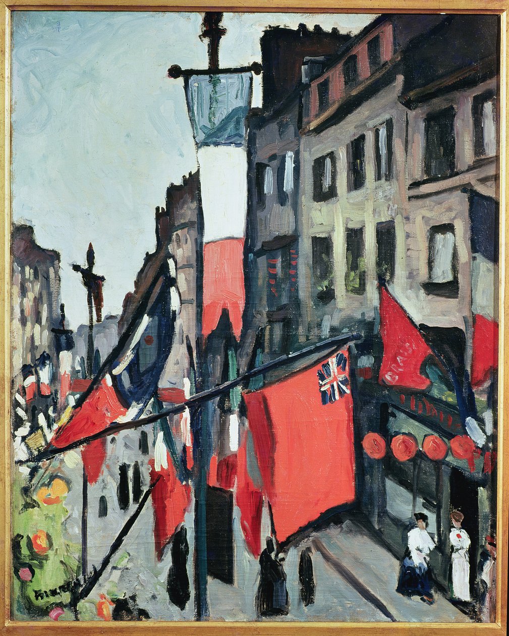 14. juli i Le Havre af Albert Marquet